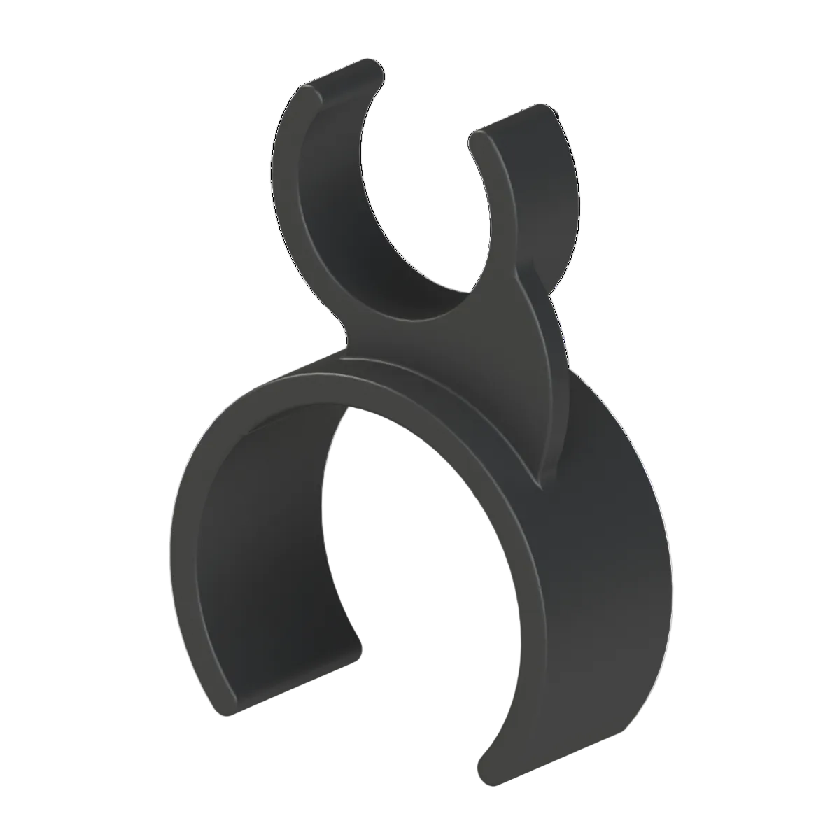 WG140-WATERLINE GUIDE (1 ½") - Compact snap-on guide for organizing PEX lines on 1½” ABS pipe.