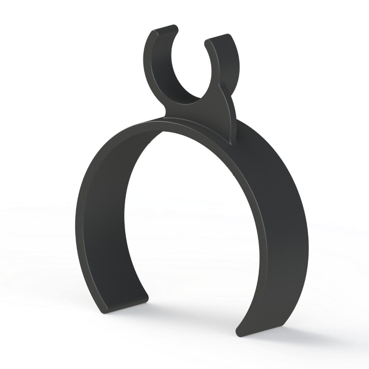 WG143-WATERLINE GUIDE (3") - Compact snap-on guide for organizing PEX lines on 3” ABS pipe.